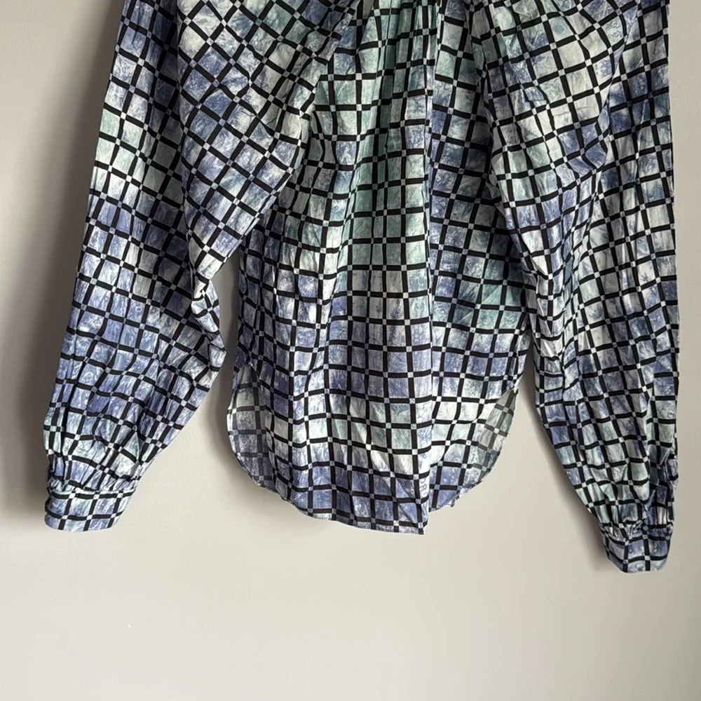 Rachel Comey Soon Top Black & Blue  8 - Picture 7 of 16